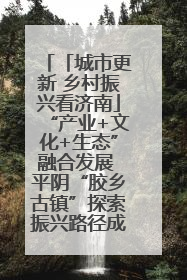 「城市更新 乡村振兴看济南」“产业+文化+生态”融合发展 平阴“胶乡古镇”探索振兴路径成效显著