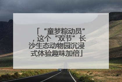 “童梦粽动员”，这个“双节”长沙生态动物园沉浸式体验趣味加倍
