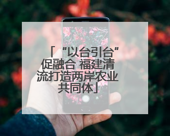“以台引台”促融合 福建清流打造两岸农业共同体