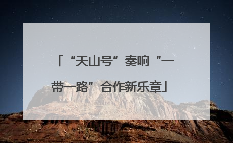 “天山号”奏响“一带一路”合作新乐章
