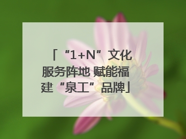 “1+N”文化服务阵地 赋能福建“泉工”品牌
