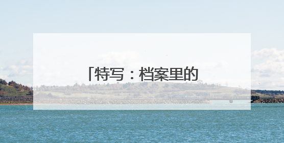 特写：档案里的浙江抗战故事有血有泪见精神