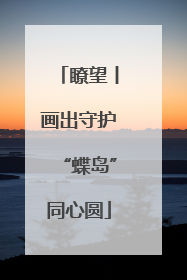 瞭望丨画出守护“蝶岛”同心圆