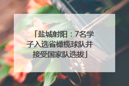 盐城射阳：7名学子入选省橄榄球队并接受国家队选拔