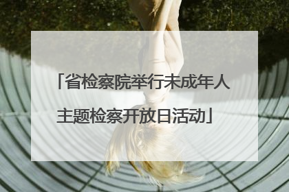 省检察院举行未成年人主题检察开放日活动