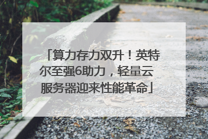算力存力双升！英特尔至强6助力，轻量云服务器迎来性能革命