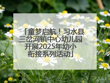 童梦启航！习水县三岔河镇中心幼儿园开展2025年幼小衔接系列活动