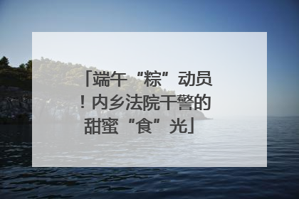端午“粽”动员！内乡法院干警的甜蜜“食”光