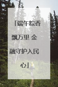 端午粽香飘万里 金融守护入民心
