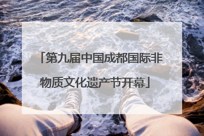 第九届中国成都国际非物质文化遗产节开幕