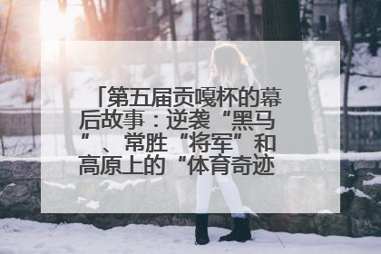 第五届贡嘎杯的幕后故事：逆袭“黑马”、常胜“将军”和高原上的“体育奇迹”丨微纪录