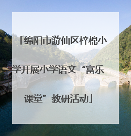 绵阳市游仙区梓棉小学开展小学语文“富乐课堂”教研活动