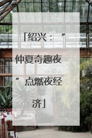 绍兴：“仲夏奇趣夜”点燃夜经济