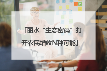 丽水“生态密码”打开农民增收N种可能