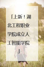 上新！湖北工程职业学院成立人工智能学院