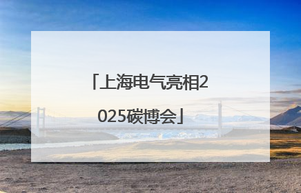 上海电气亮相2025碳博会