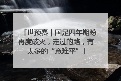 世预赛｜国足四年期盼再度破灭，走过的路，有太多的“意难平”