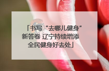 书写“去哪儿健身”新答卷 辽宁持续增添全民健身好去处