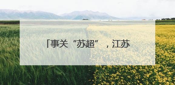 事关“苏超”，江苏省省长提最新要求