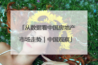 从数据看中国房地产市场走势｜中国观察
