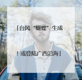 台风“蝴蝶”生成！或登陆广西沿海