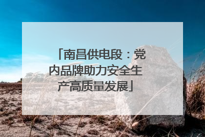 南昌供电段：党内品牌助力安全生产高质量发展
