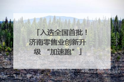 入选全国首批！济南零售业创新升级 “加速跑”