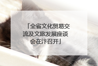 全省文化贸易交流及文旅发展座谈会在汴召开