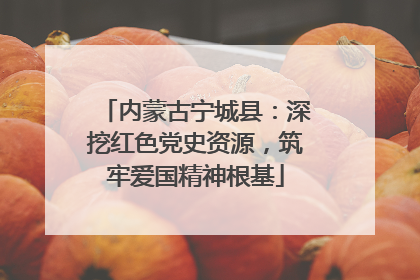 内蒙古宁城县：深挖红色党史资源，筑牢爱国精神根基