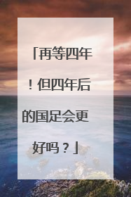 再等四年！但四年后的国足会更好吗？