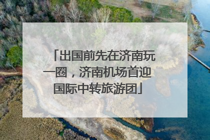 出国前先在济南玩一圈，济南机场首迎国际中转旅游团