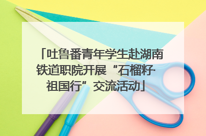 吐鲁番青年学生赴湖南铁道职院开展“石榴籽·祖国行”交流活动