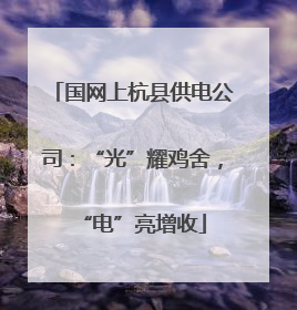 国网上杭县供电公司：“光”耀鸡舍，“电”亮增收