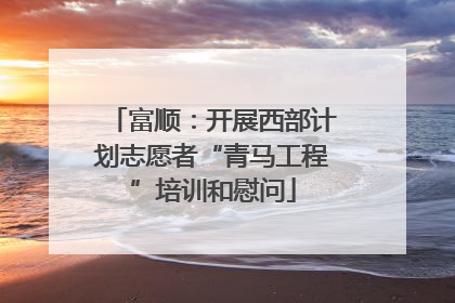 富顺：开展西部计划志愿者“青马工程”培训和慰问