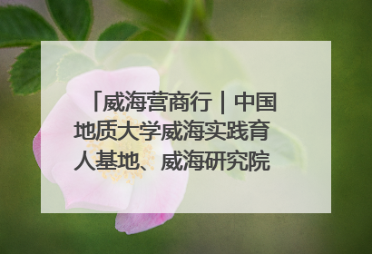 威海营商行｜中国地质大学威海实践育人基地、威海研究院在经开区揭牌