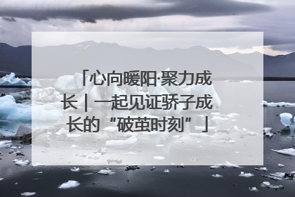 心向暖阳·聚力成长｜一起见证骄子成长的“破茧时刻”
