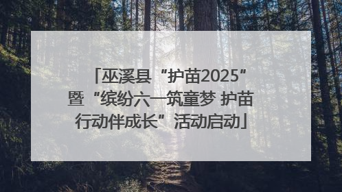 巫溪县“护苗2025”暨“缤纷六一筑童梦 护苗行动伴成长”活动启动