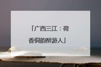 广西三江：荷香侗韵醉游人