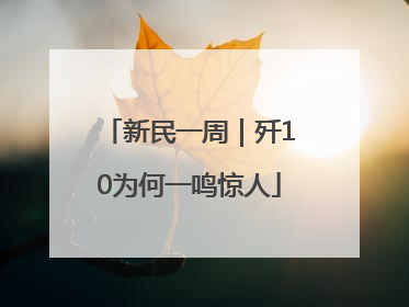 新民一周｜歼10为何一鸣惊人