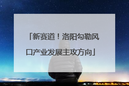 新赛道！洛阳勾勒风口产业发展主攻方向