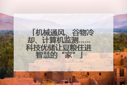 机械通风、谷物冷却、计算机监测……科技优储让夏粮住进智慧的“家”