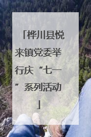 桦川县悦来镇党委举行庆“七一”系列活动