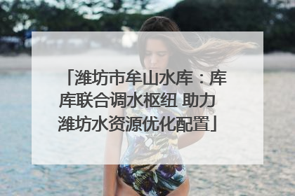潍坊市牟山水库：库库联合调水枢纽 助力潍坊水资源优化配置