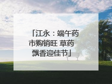 江永：端午药市购销旺 草药飘香迎佳节