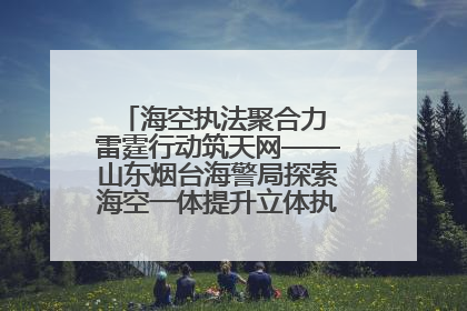 海空执法聚合力 雷霆行动筑天网——山东烟台海警局探索海空一体提升立体执法效能纪实