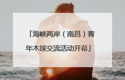 海峡两岸（南昌）青年木球交流活动开幕
