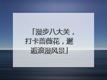 漫步八大关，打卡蔷薇花，邂逅浪漫风景