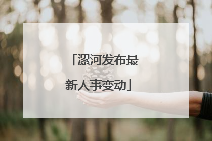 漯河发布最新人事变动