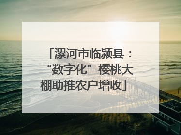 漯河市临颍县：“数字化”樱桃大棚助推农户增收
