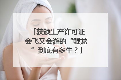 获颁生产许可证 会飞又会游的“鲲龙”到底有多牛？